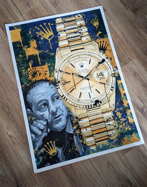 rolex paintings|rolex art.